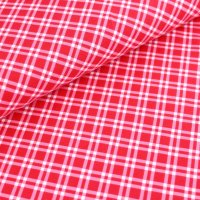 Tissue jersey organique Karo - rot