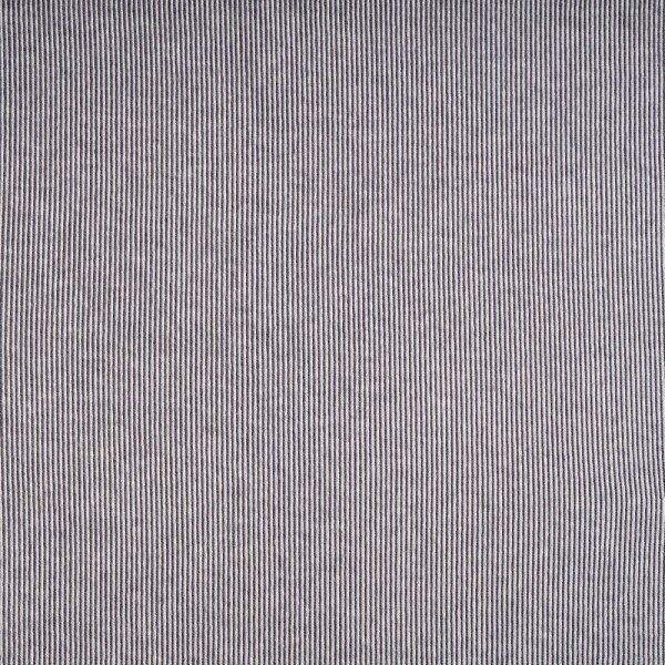 Organic jacquard Rippenmuster grau