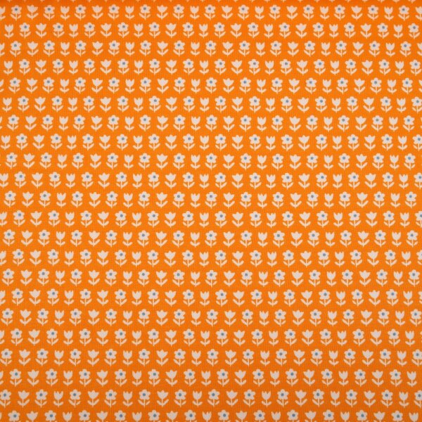 Tissue jersey organique Donkey Flowers