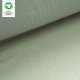 Tissue jacquard organique Rippenmuster silver green (GOTS)