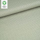 Tissue jacquard organique Fischgrät silver green (GOTS)
