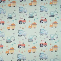 Tissue jersey organique Mini Trucks (GOTS)