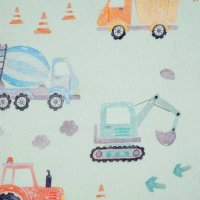 Tissue jersey organique Mini Trucks (GOTS)