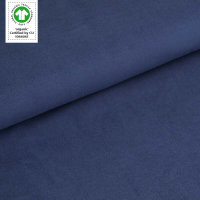 Bio-Baumwollfleece china blue (GOTS)
