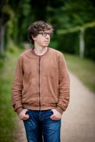 Bio-Baumwollfleece rehbraun