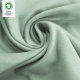 Tissue bord-côte organique silver green (GOTS)