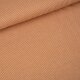 Tissue jacquard organique Rippenmuster cognac
