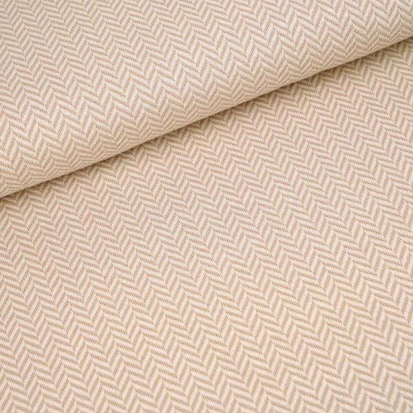 Bio-Jacquard Fischgrät sand