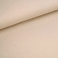 Bio-Jacquard Rippenmuster sand