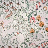 Tissue jersey organique Susalabims Elfentraum