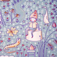 Tissue jersey organique Susalabims Traumnacht