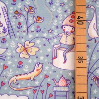 Tissue jersey organique Susalabims Traumnacht