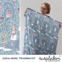 Tissue jersey organique Susalabims Traumnacht