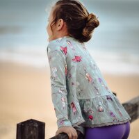 Tissue jersey organique Susalabims Blümchen