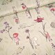 Tissue jersey organique Susalabims Blümchen hell