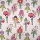 Biojersey Susalabims Blumenleute weiß