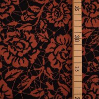Tissue jacquard organique Roses