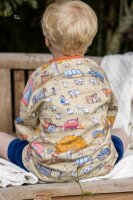 Tissue jersey organique Susalabims Bauernhof gelb