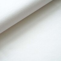 Organic cotton jersey plain dyed offwhite