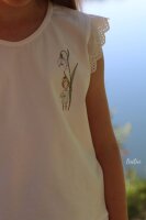 Organic cotton jersey plain dyed offwhite