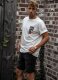 Organic cotton jersey plain dyed offwhite