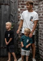 Organic cotton jersey plain dyed black