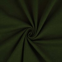 Organic cotton jersey plain dyed waldgrün