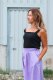Organic cotton jersey plain dyed lavendel