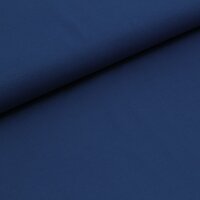 Organic cotton jersey plain dyed marineblau
