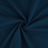 Organic cotton jersey plain dyed water by night