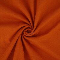 Organic cotton jersey plain dyed rostrot