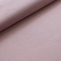 Organic cotton jersey plain dyed woodrose