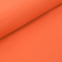 Organic cotton jersey plain dyed koralle