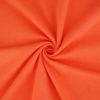 Organic cotton jersey plain dyed koralle