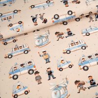 Tissue jersey organique Hier kommt die Polizei