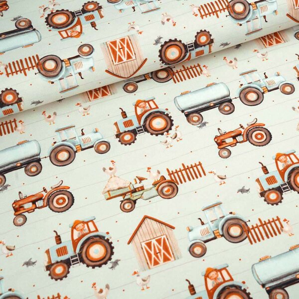 Tissue jersey organique Trecker