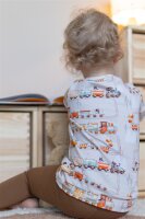 Tissue jersey organique Abenteuer auf Gleisen