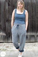 Organic Bouclé Basic blau