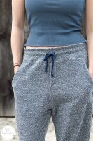 Organic Bouclé Basic blau