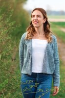 Organic Bouclé Basic blau