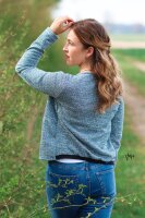 Organic Bouclé Basic blau