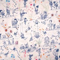 Tissue jersey organique Susalabims Frühlingserwachen