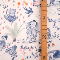 Tissue jersey organique Susalabims Frühlingserwachen