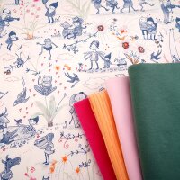 Tissue jersey organique Susalabims Frühlingserwachen
