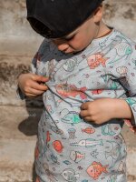 Tissue jersey organique Susalabims Meerestiefe bunt