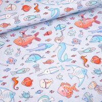 Tissue jersey organique Susalabims Meerestiefe bunt