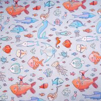 Tissue jersey organique Susalabims Meerestiefe bunt