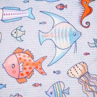 Tissue jersey organique Susalabims Meerestiefe bunt