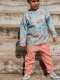 Tissue jersey organique Susalabims Meerestiefe bunt