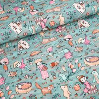 Tissue jersey organique Susalabims Spielwelt pastell